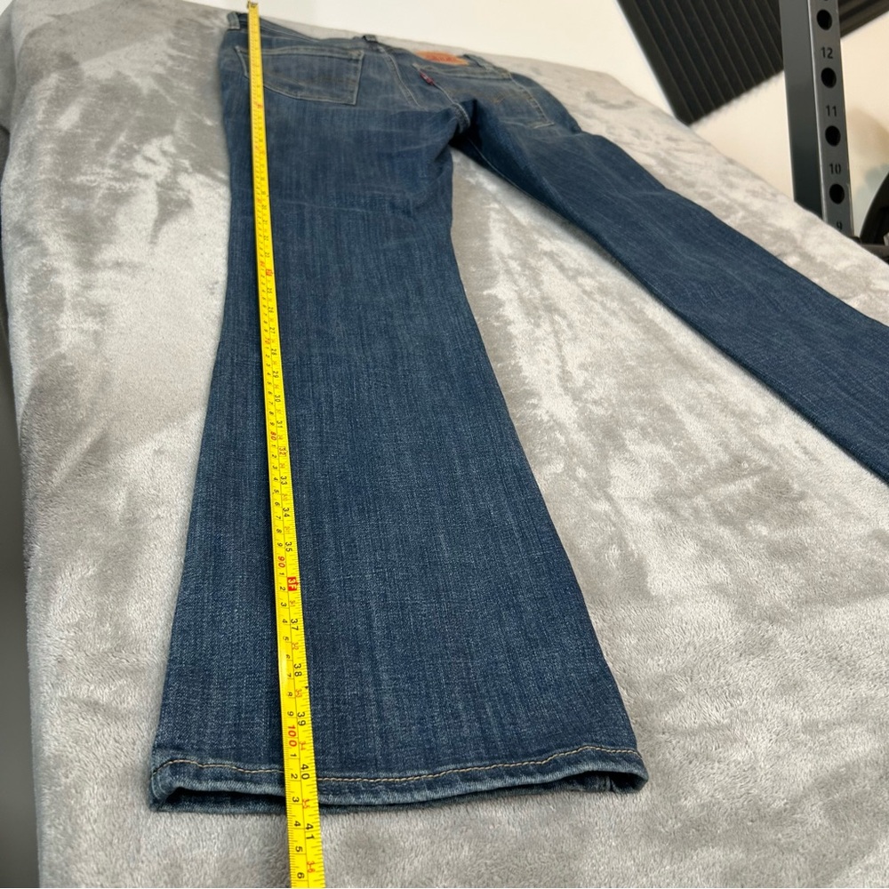 725 High Rise Bootcut Women's High Rise Wide Legs Levis Jeans Color Blue Size 28 - Picture 16 of 16